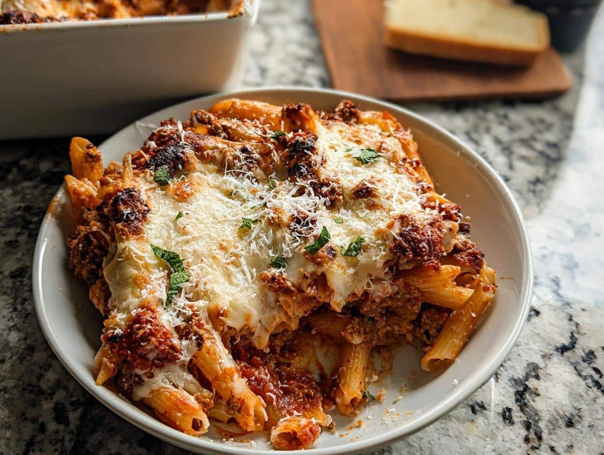 5 Ingredient Baked Ziti: Easy Comfort - Ingredient Baked Ziti - additional detail