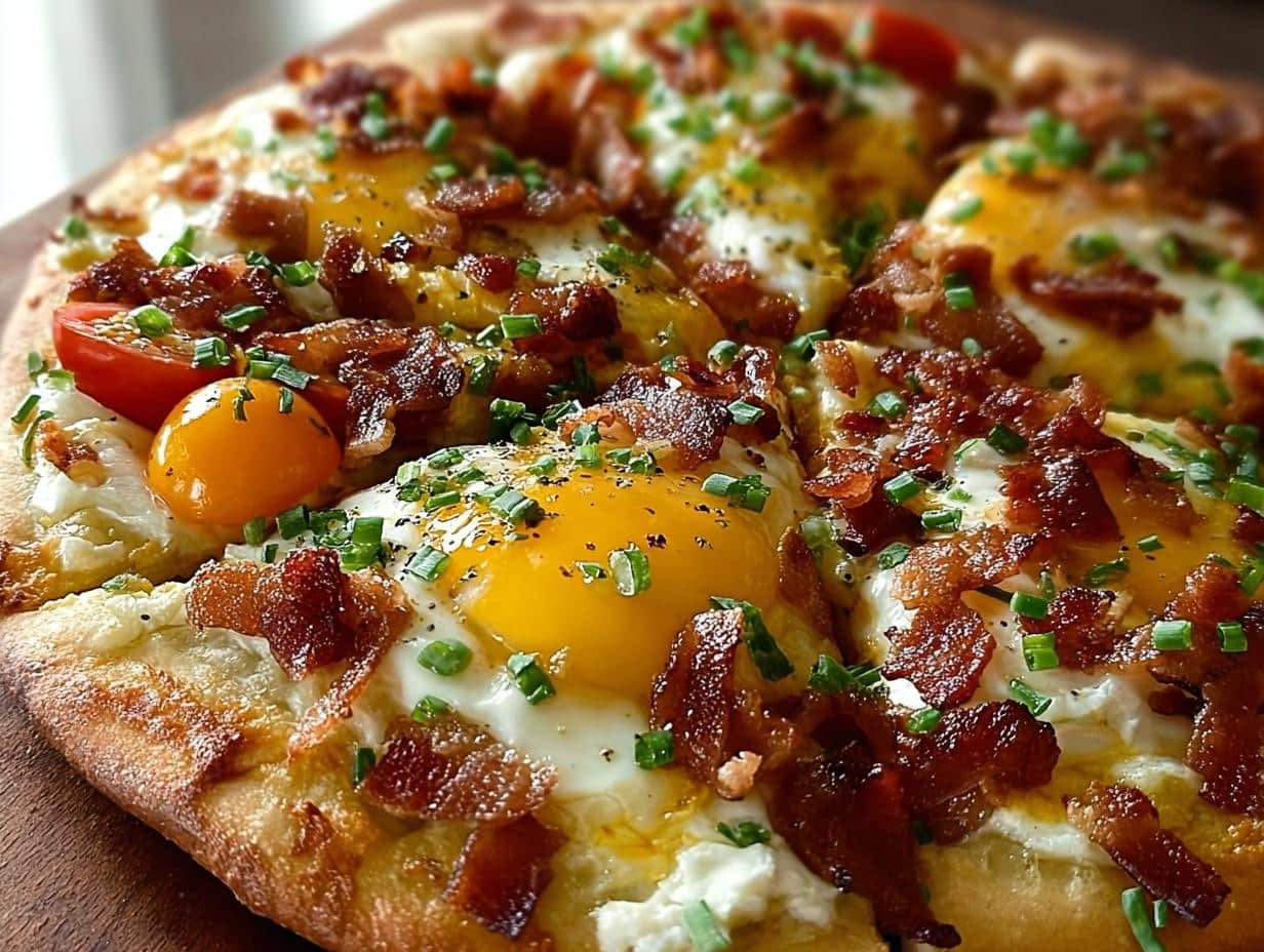 Irresistible Breakfast Pizza Brunch: Amazing 4-Egg Recipe - Irresistible Breakfast Pizza Brunch - main visual representation