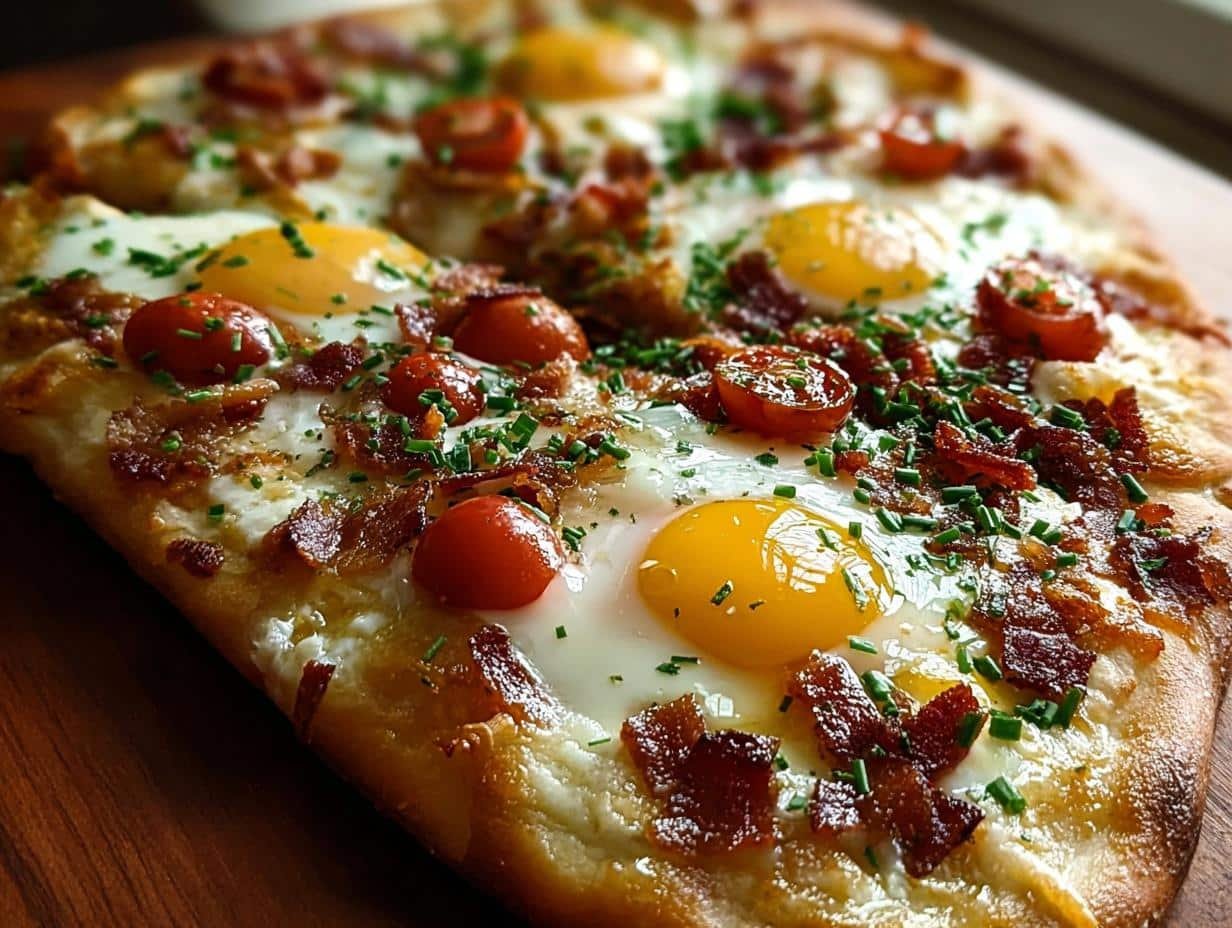 Irresistible Breakfast Pizza Brunch: Amazing 4-Egg Recipe - Irresistible Breakfast Pizza Brunch - additional detail