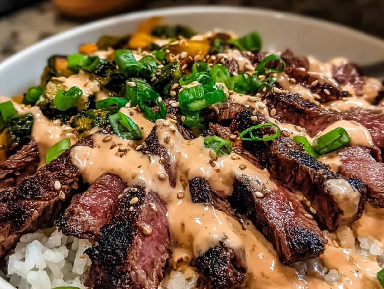 Korean Bbq Steak Rice