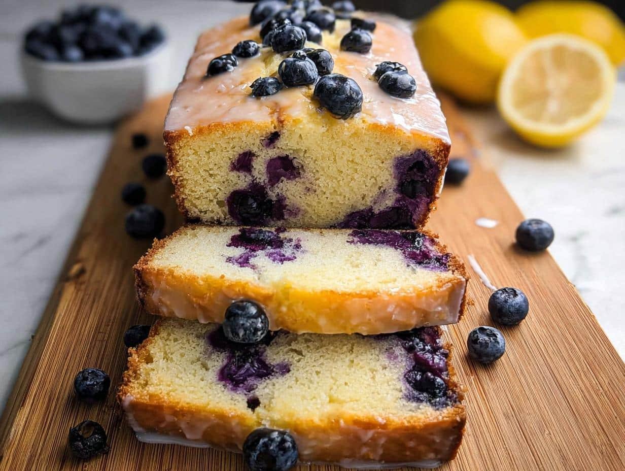 Lemon Blueberry Bread: 1 Easy Moist Recipe - Lemon Blueberry Bread - additional detail