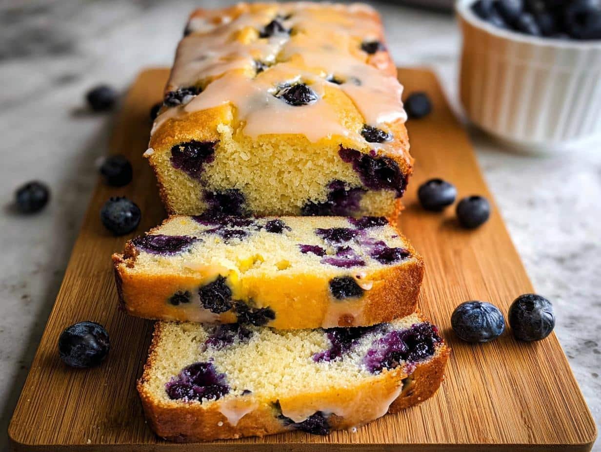 Lemon Blueberry Bread: 1 Easy Moist Recipe - Lemon Blueberry Bread - additional detail
