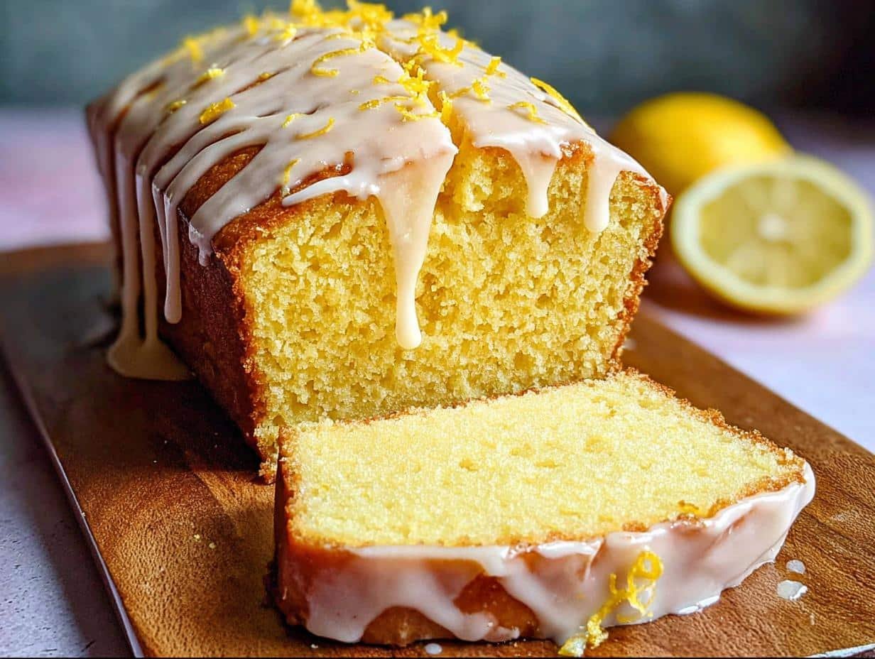 Zesty Lemon Loaf Cake: Bright & Tangy Treat - Lemon Loaf Cake - additional detail