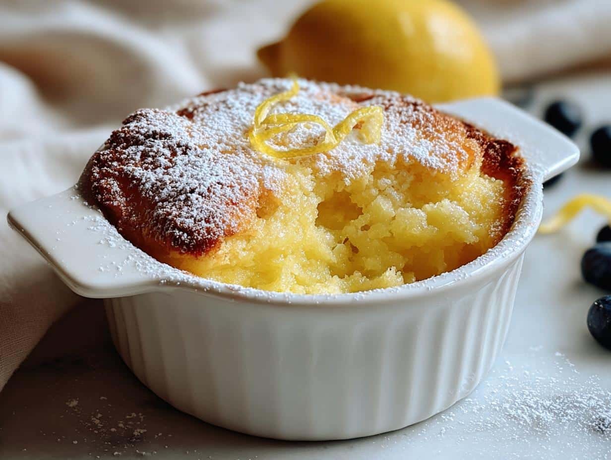 Magic Lemon Cobbler: 1 Heavenly Dessert - Magic Lemon Cobbler Sweet - main visual representation