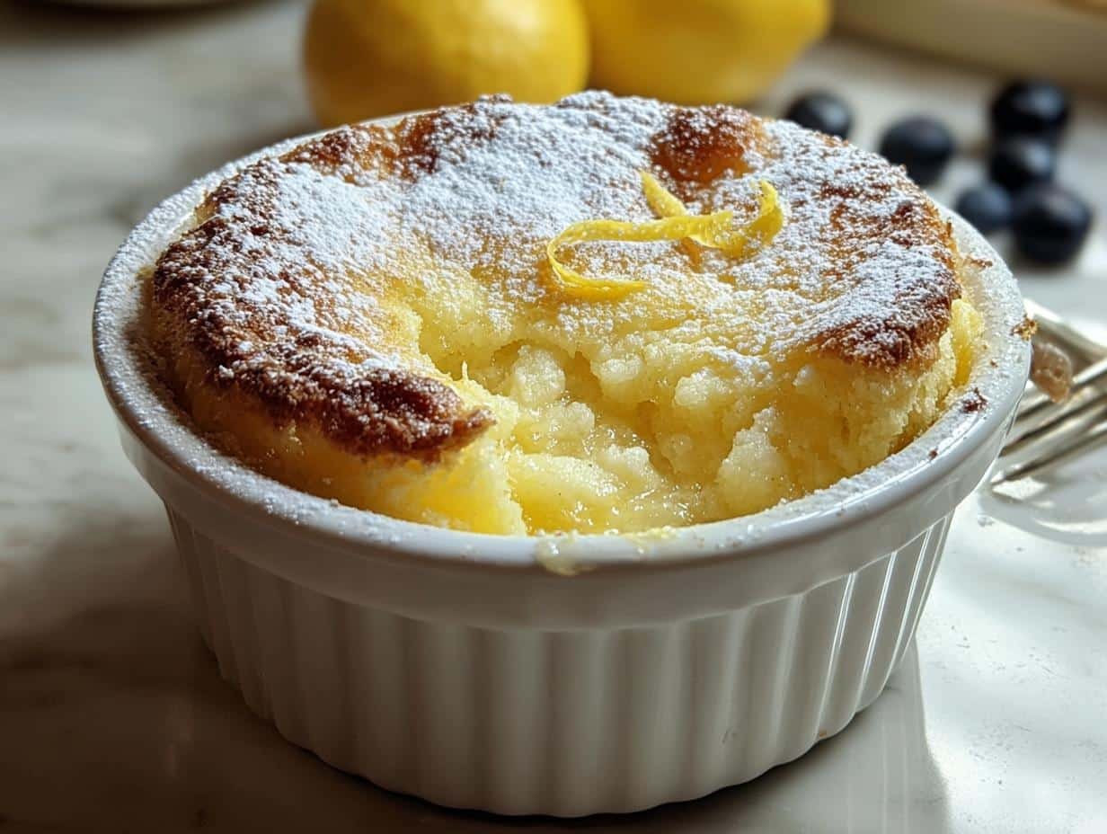 Magic Lemon Cobbler Sweet