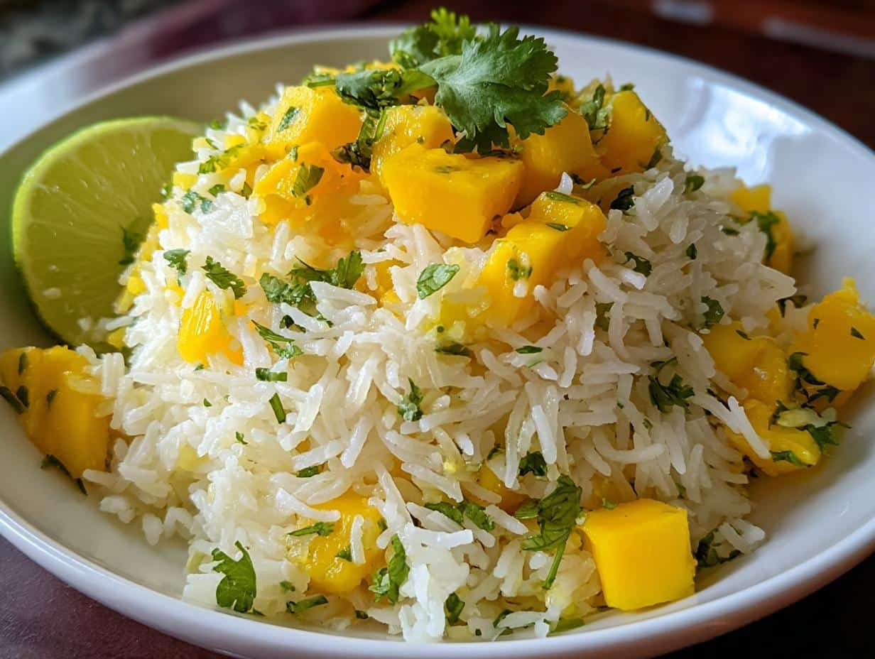 Bright Mango Lime Rice: 1 Flavor Secret - Mango Lime Rice Bright - additional detail