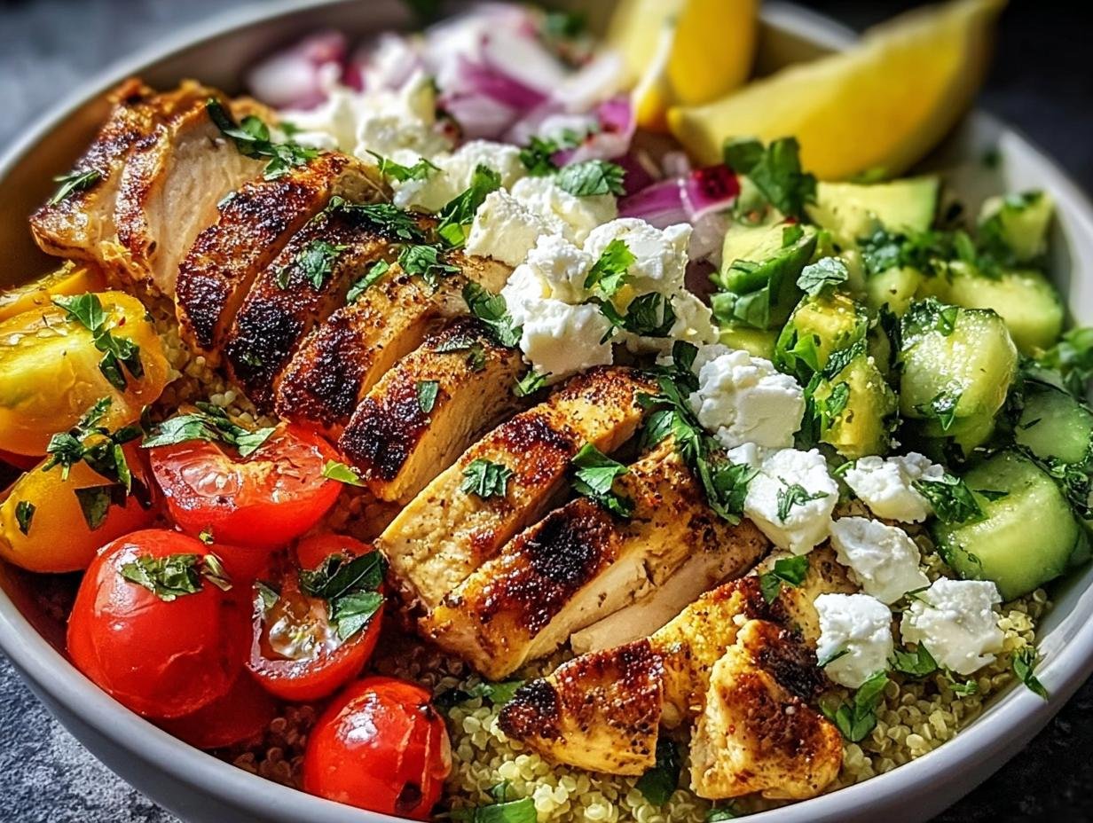 Mediterranean Chicken Bowl Incredible
