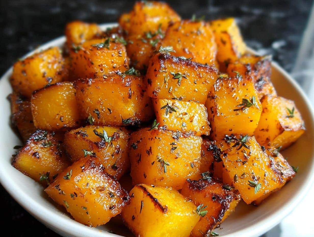 Oven Roasted Butternut Squash: Amazing 25-Minute Side - Oven Roasted Butternut Squash - additional detail