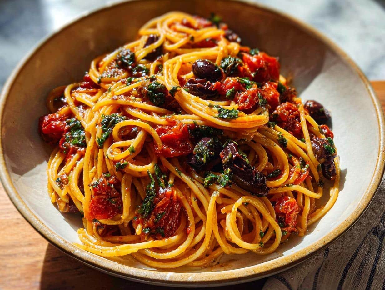 Pasta Puttanesca: Taste Italy in 40 Min - Pasta Puttanesca - additional detail