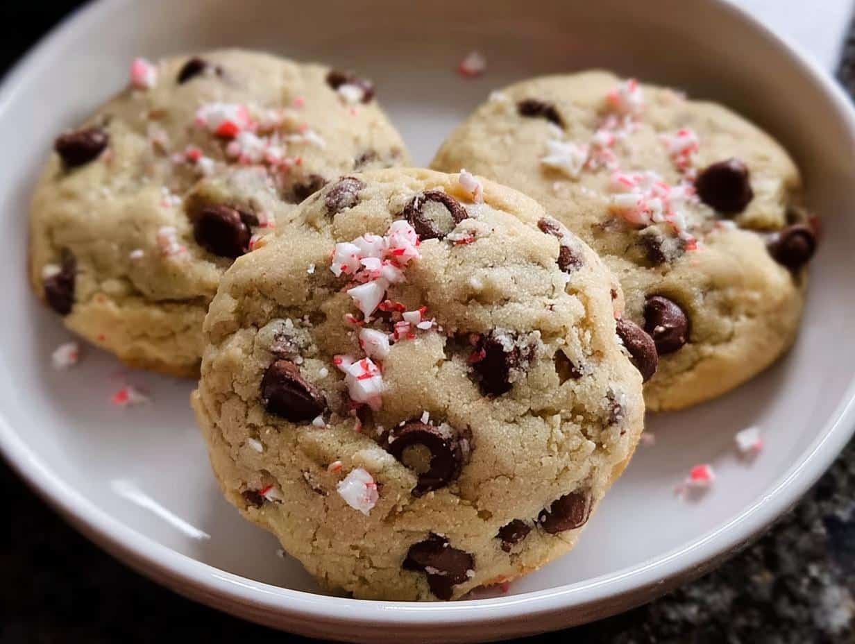 Peppermint Chocolate Chip Cookies