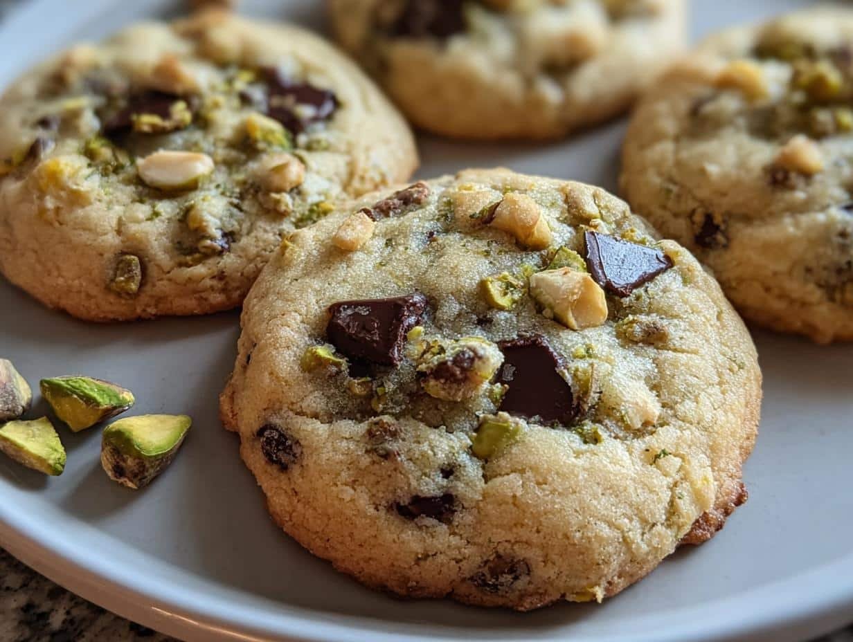 Pistachio Cream Chocolate Chip: 1 Awesome Cookie - Pistachio Cream Chocolate Chip - additional detail