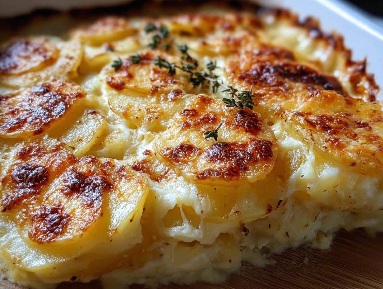 Potatoes Gratin: Deliciously Cheesy & Easy Side - Potatoes Gratin - additional detail
