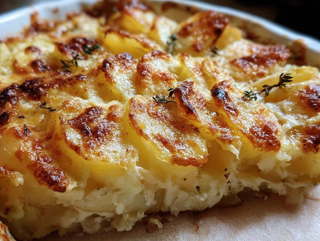 Potatoes Gratin: Deliciously Cheesy & Easy Side - Potatoes Gratin - additional detail