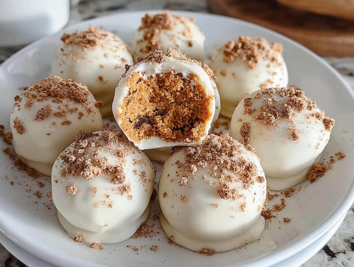 Pumpkin Spice Cheesecake Bites
