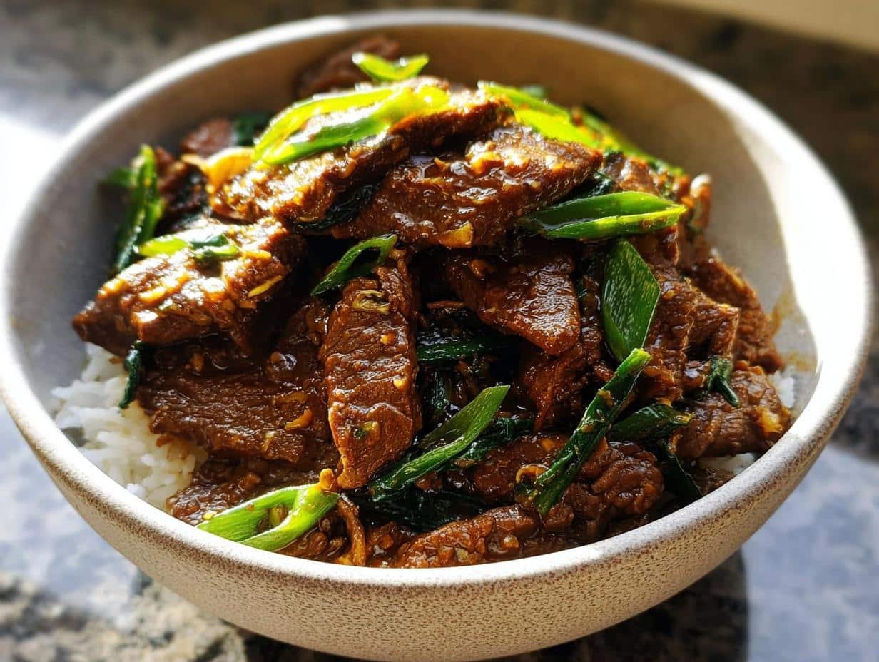 Slow Cooker Mongolian Beef: 4 Hour Flavor - Slow Cooker Mongolian Beef - additional detail