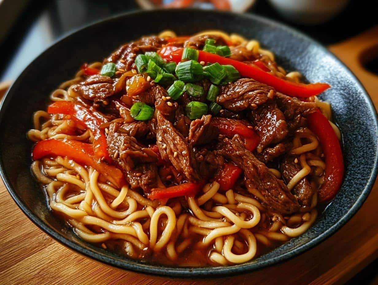 Spicy Korean Gochujang Beef: Amazingly Quick - Spicy Korean Gochujang Beef - additional detail