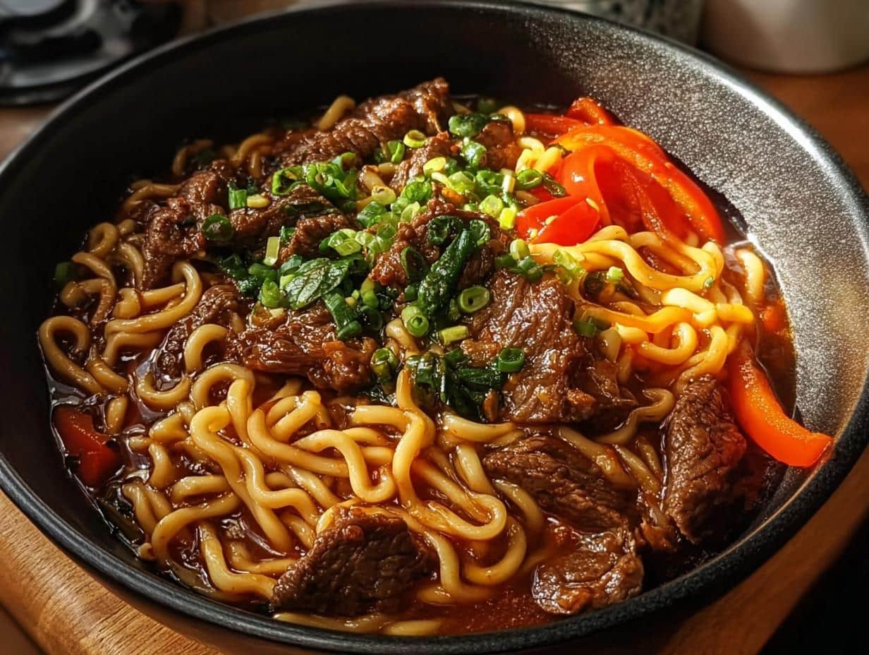 Spicy Korean Gochujang Beef: Amazingly Quick - Spicy Korean Gochujang Beef - additional detail