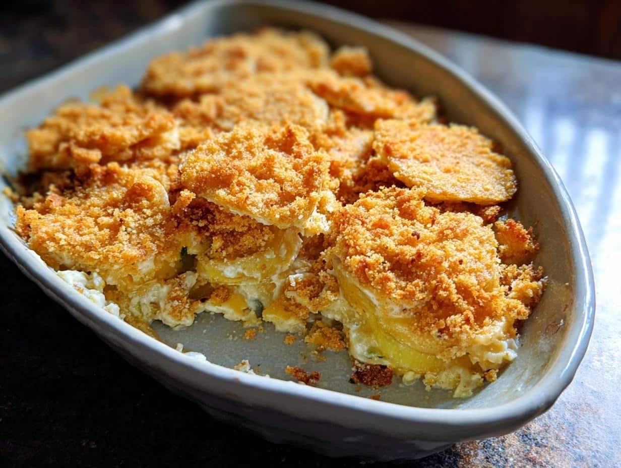 Squash Casserole: Amazing 1-Pot Southern Comfort - Squash Casserole - additional detail