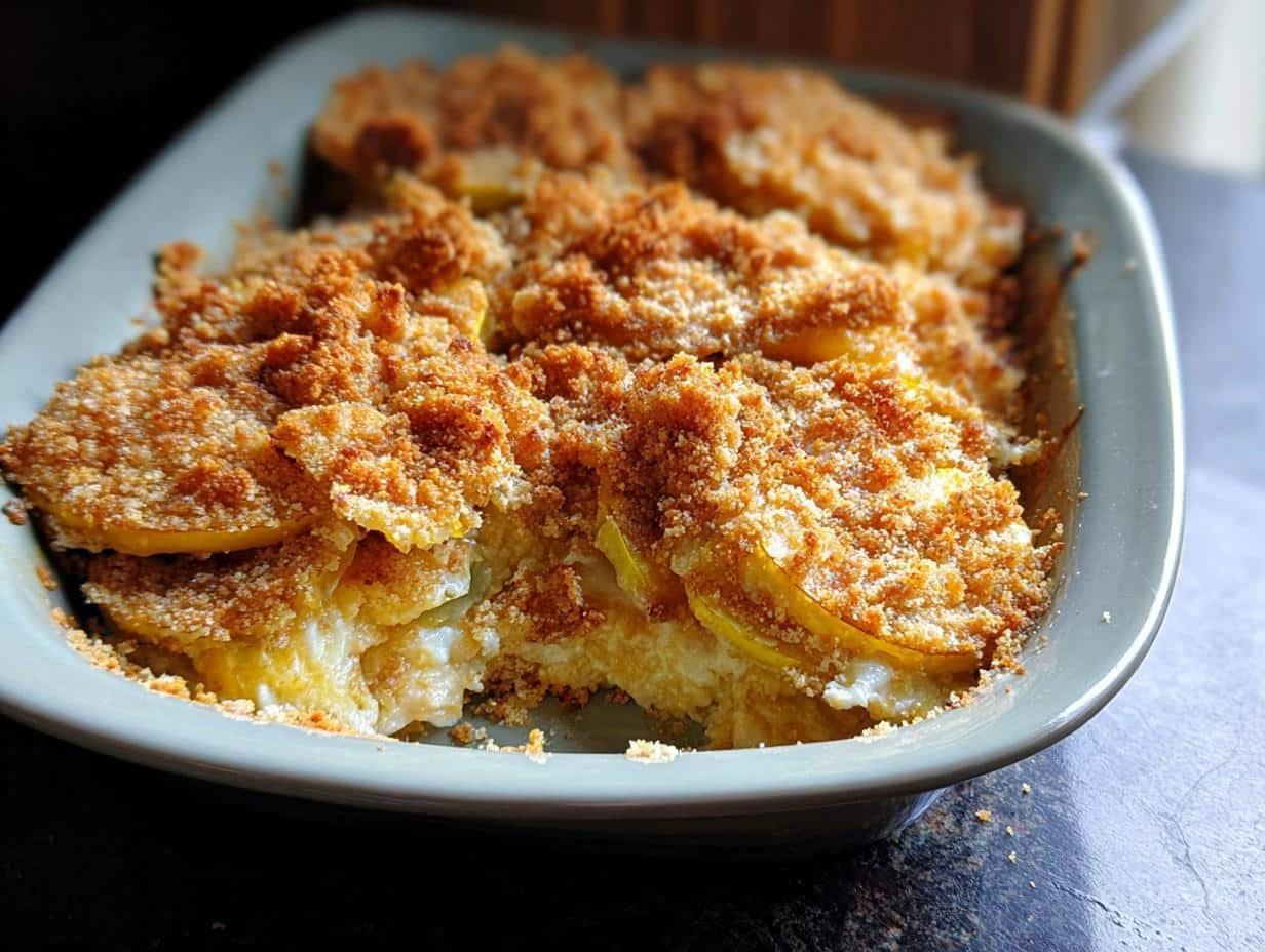 Squash Casserole: Amazing 1-Pot Southern Comfort - Squash Casserole - additional detail