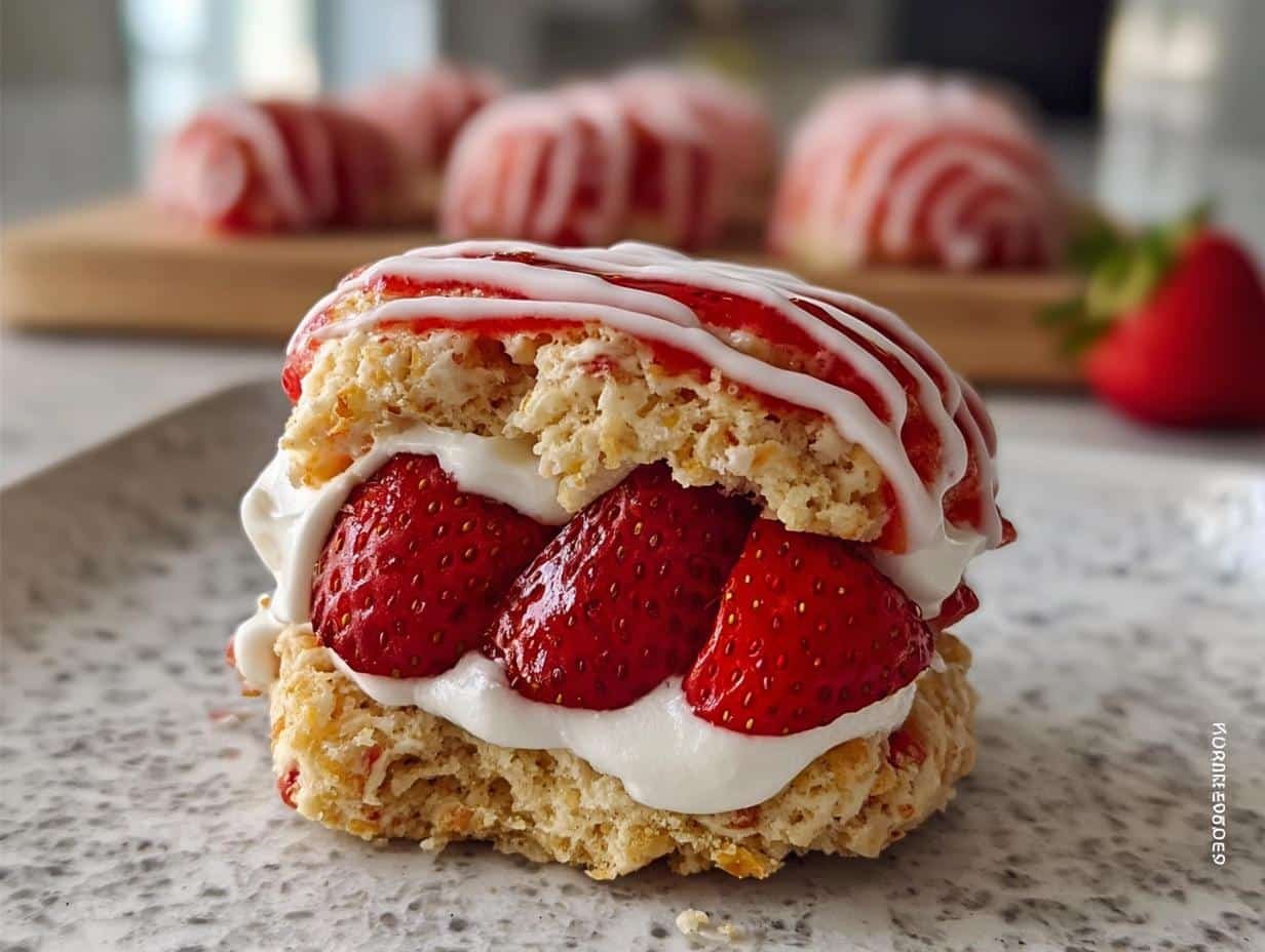 Strawberry Shortcake: Amazing Homemade Summer Delight - Strawberry Shortcake - additional detail