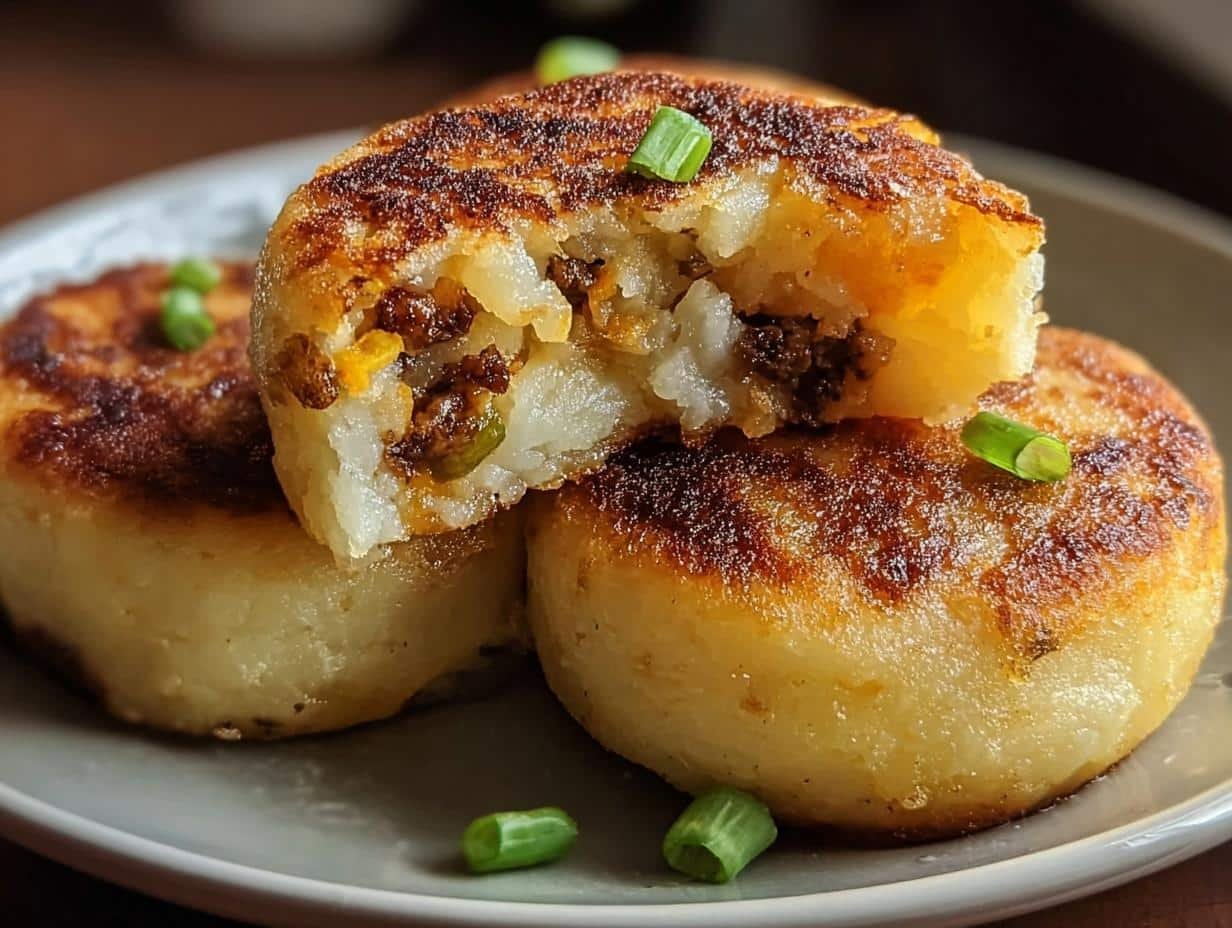 Perfect Stuffed Potato Cakes: Crispy & Delicious - Stuffed Potato Cakes - main visual representation