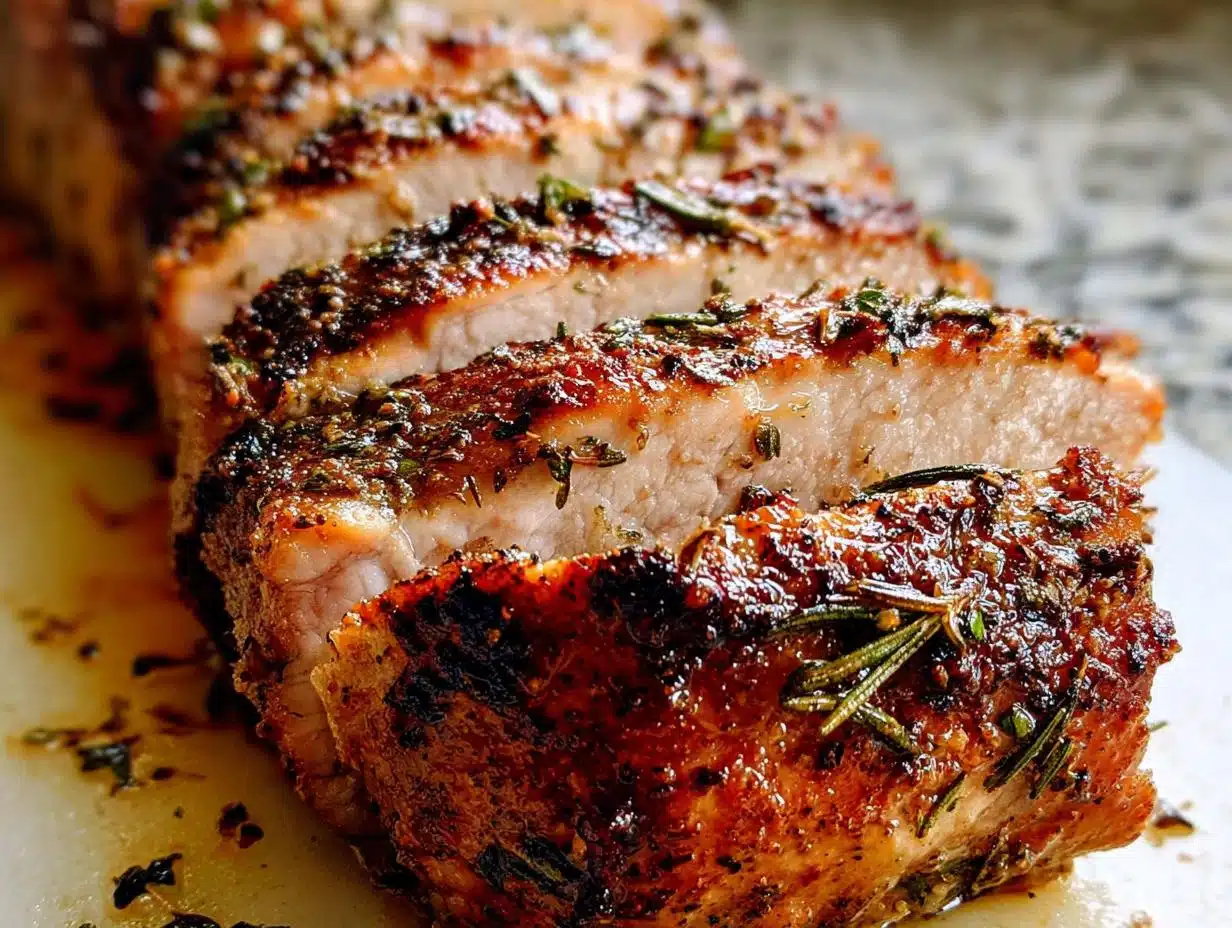 Tender Juicy Pork Loin: 1 Easy Way to Roast - Tender Juicy Pork Loin - additional detail