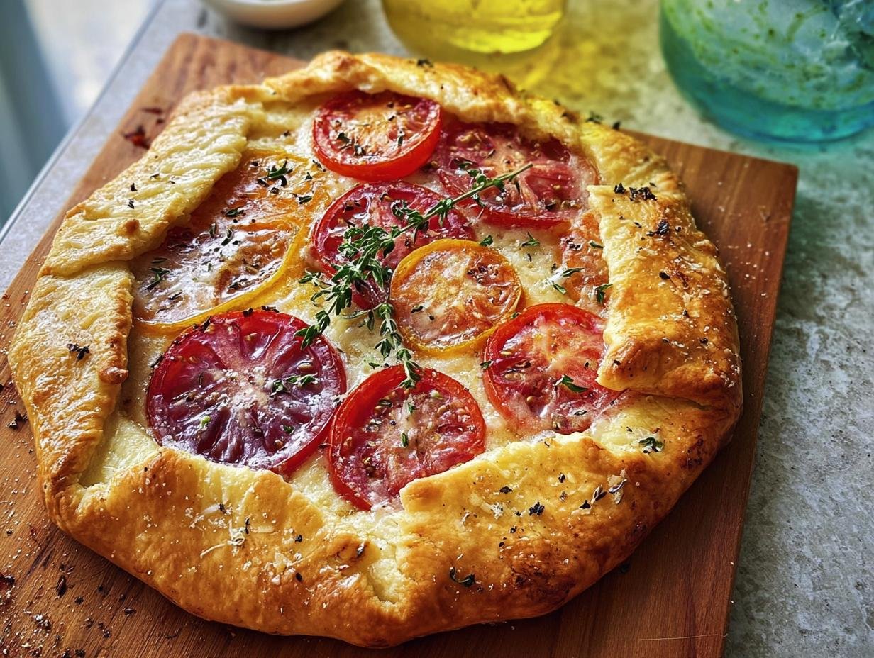 Tomato Galette: Easy 25-Minute Rustic Tart - Tomato Galette - additional detail