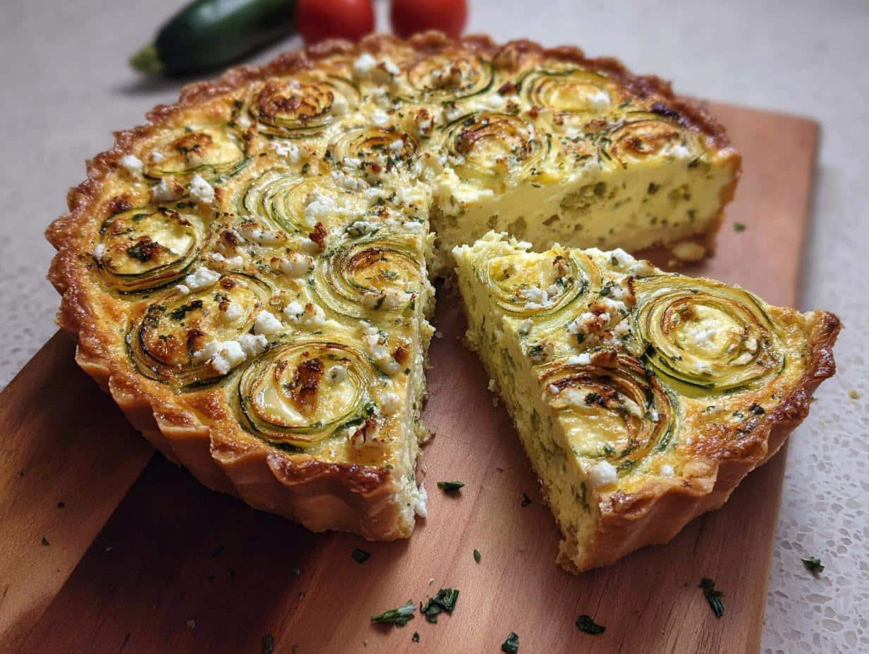 Zucchini Feta Quiche Perfection: 1 Easy Recipe - Zucchini Feta Quiche - main visual representation