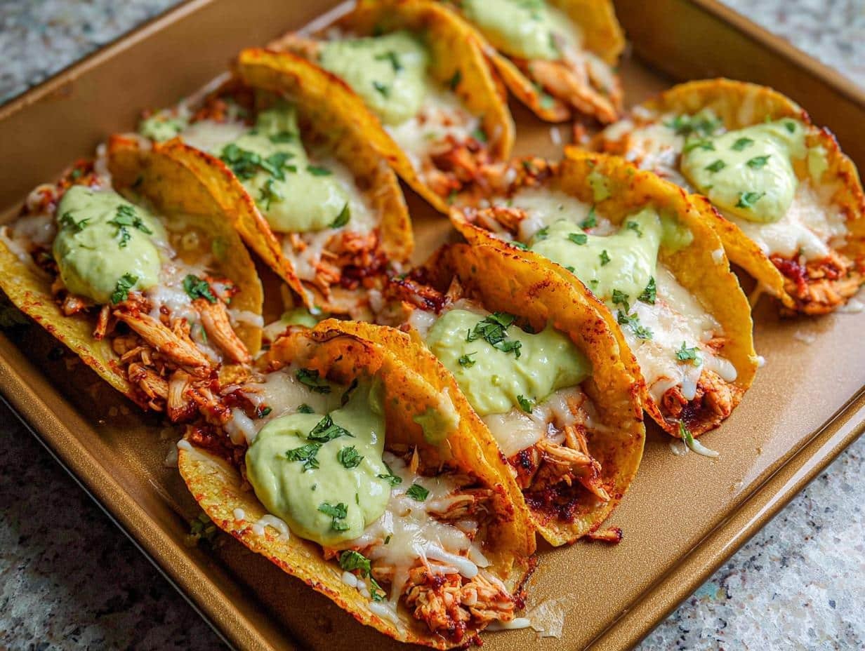 Baked Chicken Tacos Avocado