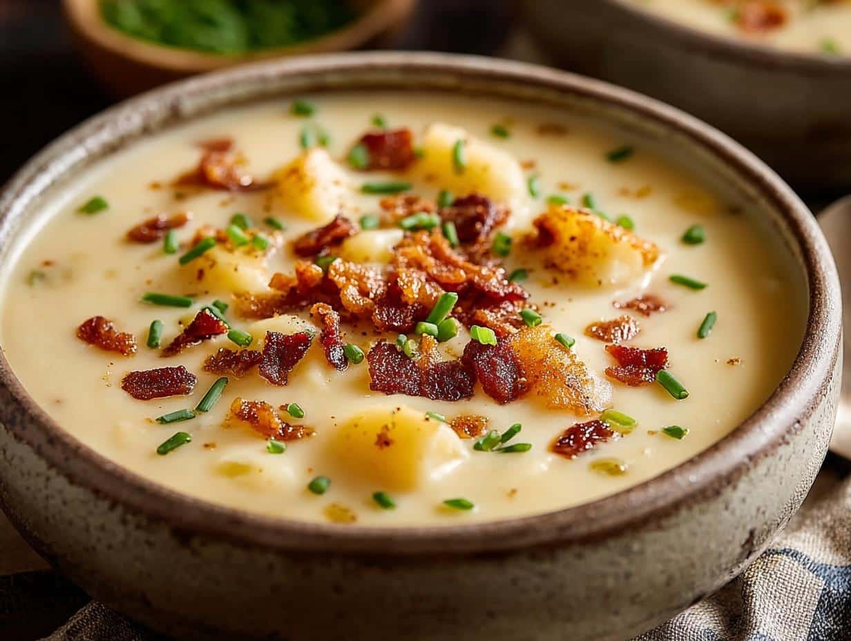 Easy Baked Potato Soup: 4 Servings of Bliss - Baked Potato Soup You - main visual representation