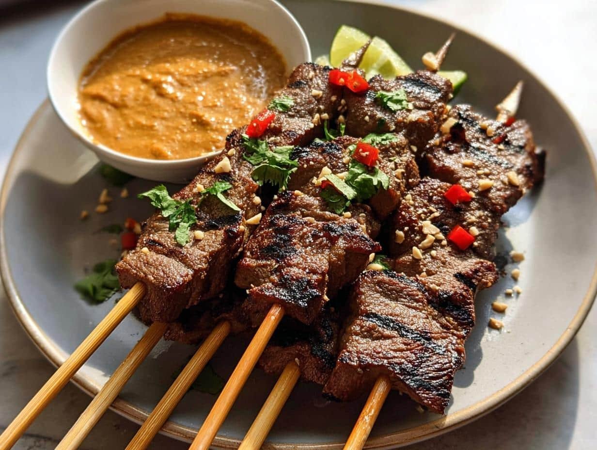 Beef Satay Thai Peanut