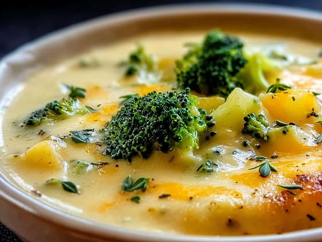 Broccoli Potato Cheese Soup