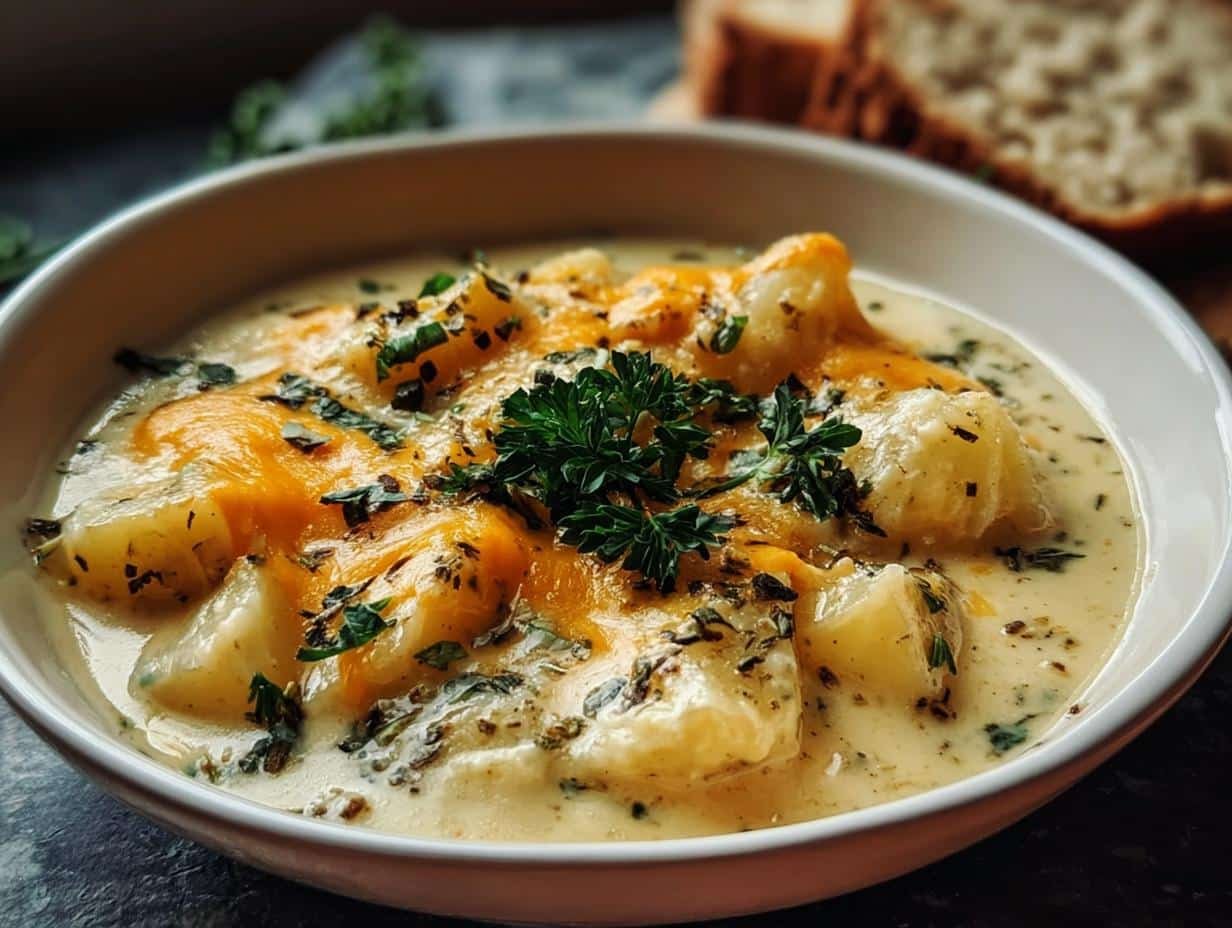 Cheddar Garlic Herb Potato