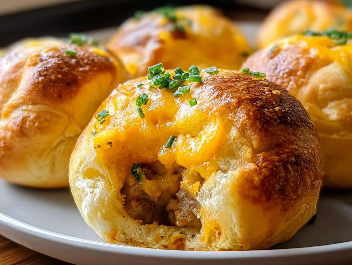 Cheesy Sausage Breakfast Bombs: Best Easy Recipe - Cheesy Sausage Breakfast Bombs - additional detail