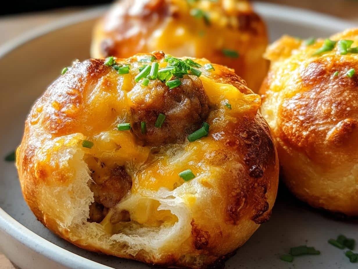 Cheesy Sausage Breakfast Bombs: Best Easy Recipe - Cheesy Sausage Breakfast Bombs - additional detail