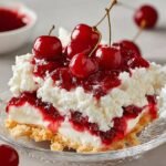 Cherries Snow Bake Dessert