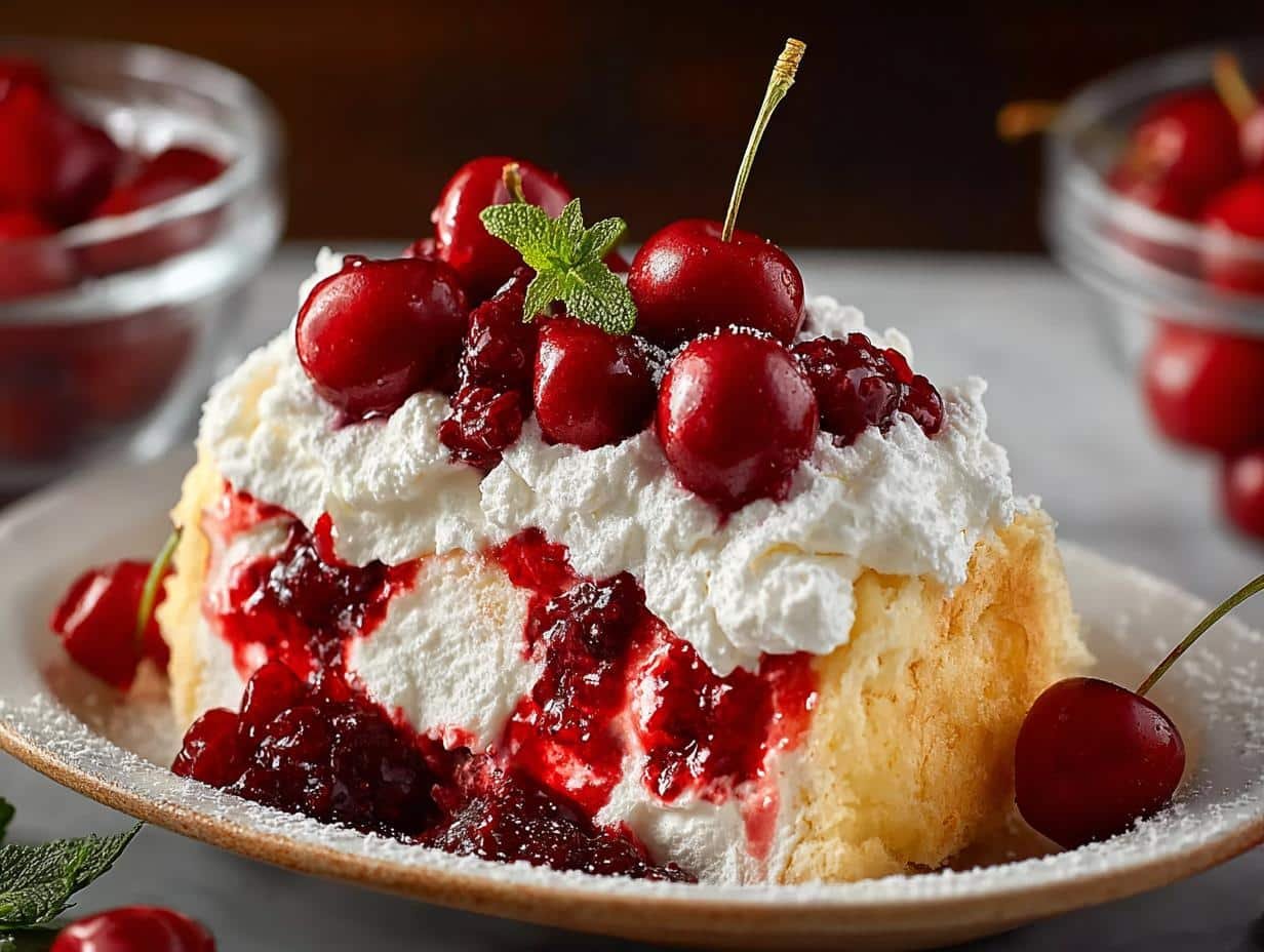 Cherries Snow Bake Dessert: Amazing 20-Min Treat - Cherries Snow Bake Dessert - additional detail