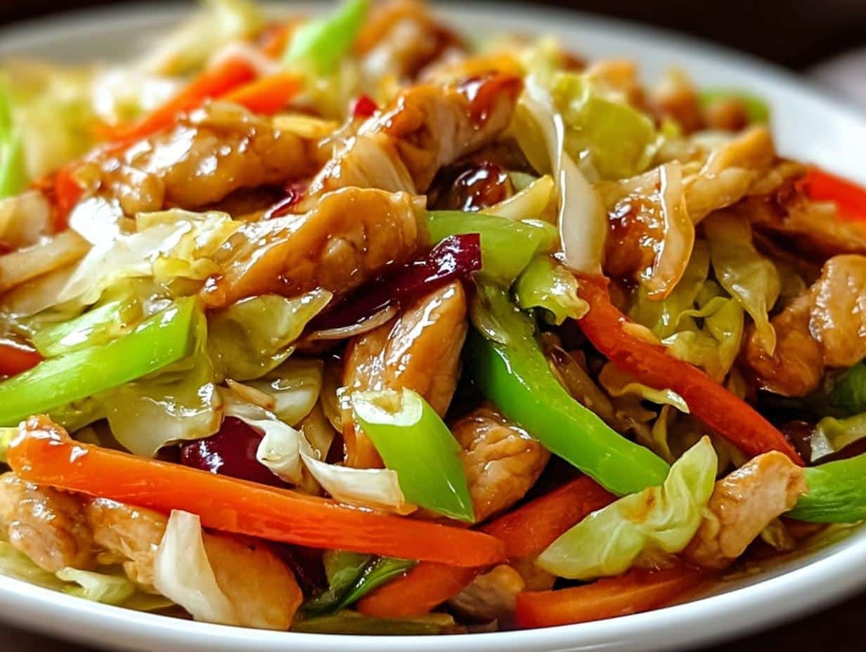 30-Minute Amazing Chicken Cabbage Stir Fry - Chicken Cabbage Stir Fry - additional detail