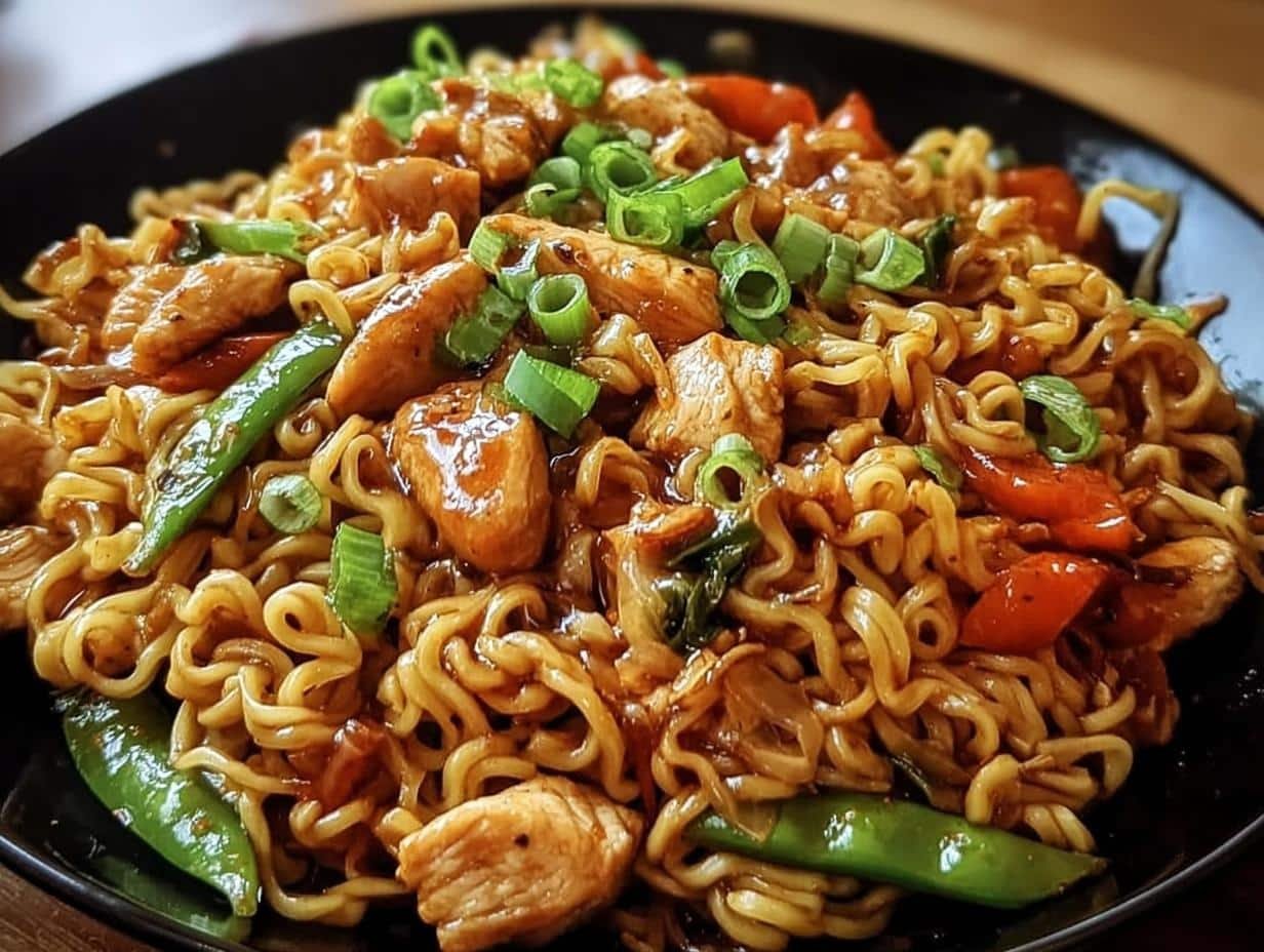 Chicken Ramen Stir Fry: Amazing 1 Pan Meal - Chicken Ramen Stir Fry - additional detail