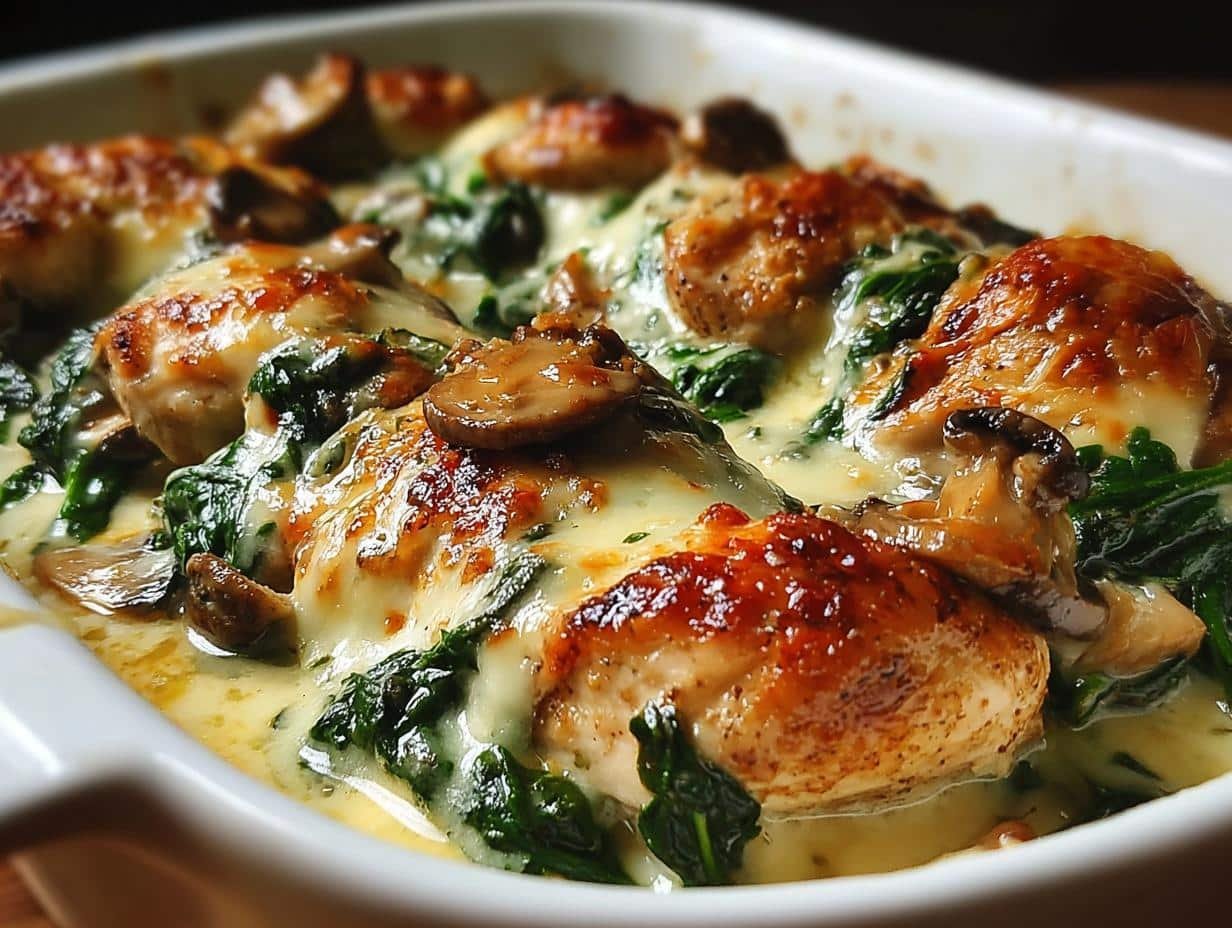 Chicken Spinach Mushroom Low: Easy & Delicious - Chicken Spinach Mushroom Low - additional detail
