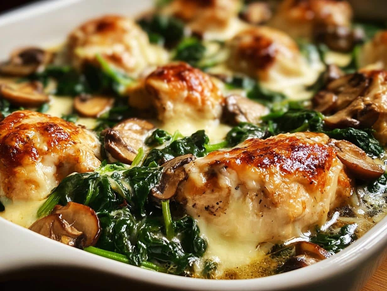 Chicken Spinach Mushroom Low: Easy & Delicious - Chicken Spinach Mushroom Low - additional detail