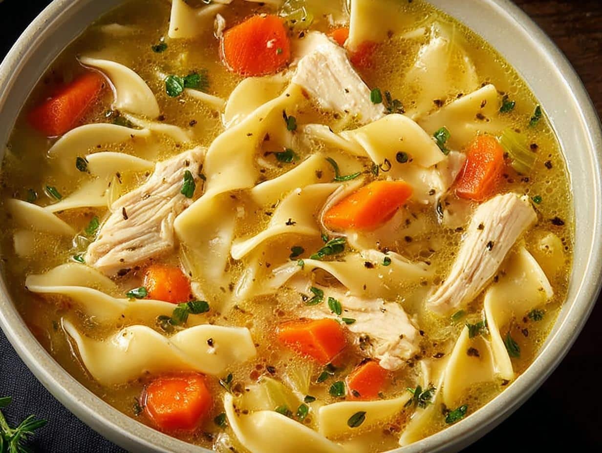 Creamy Chicken Noodle Soup