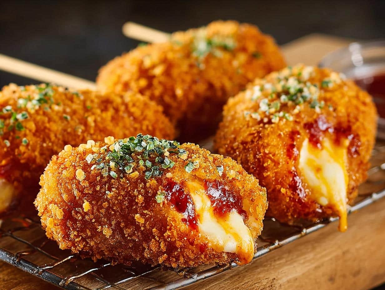 Crispy Korean Corn Dogs: AMAZING 6-Step Recipe - Crispy Korean Corn Dogs - additional detail