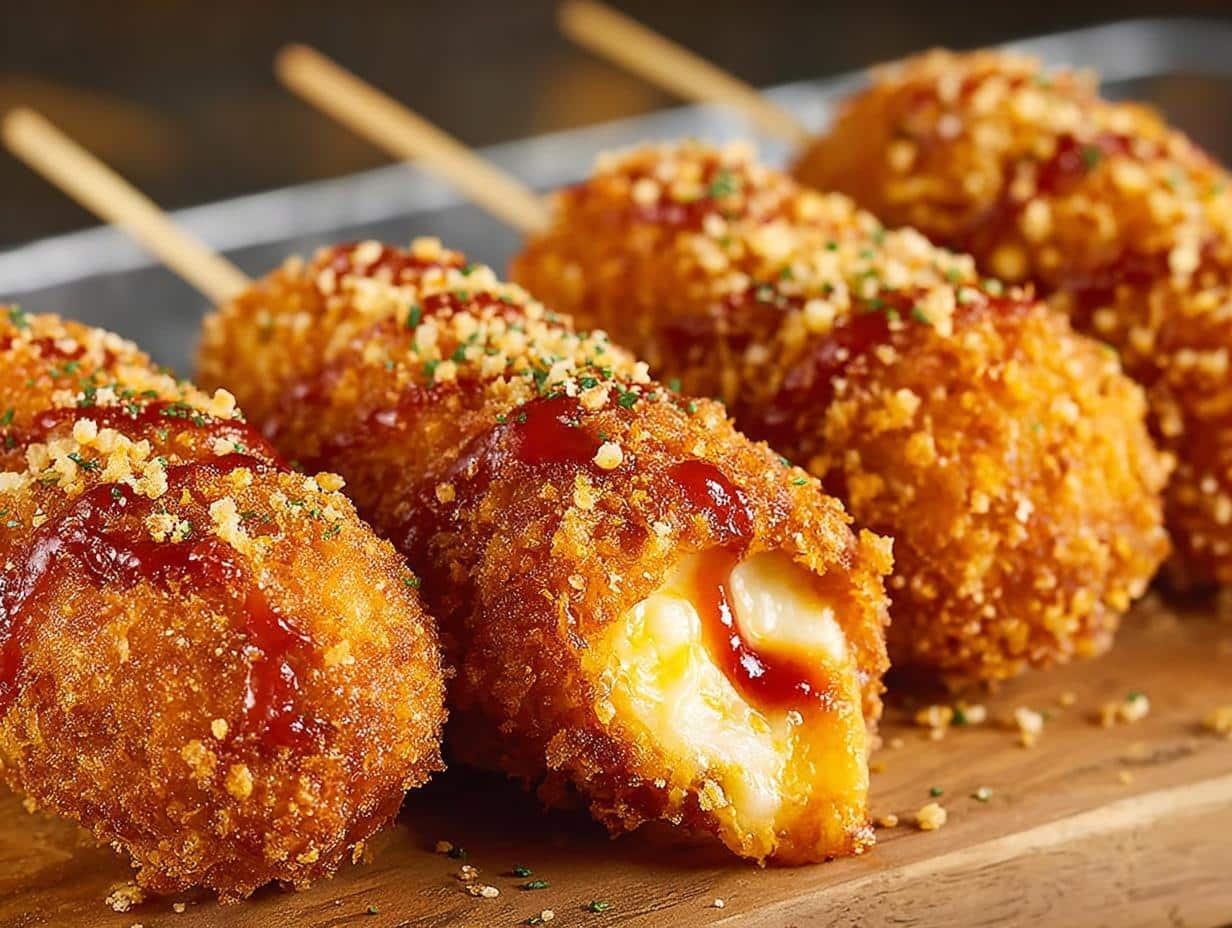 Crispy Korean Corn Dogs: AMAZING 6-Step Recipe - Crispy Korean Corn Dogs - additional detail