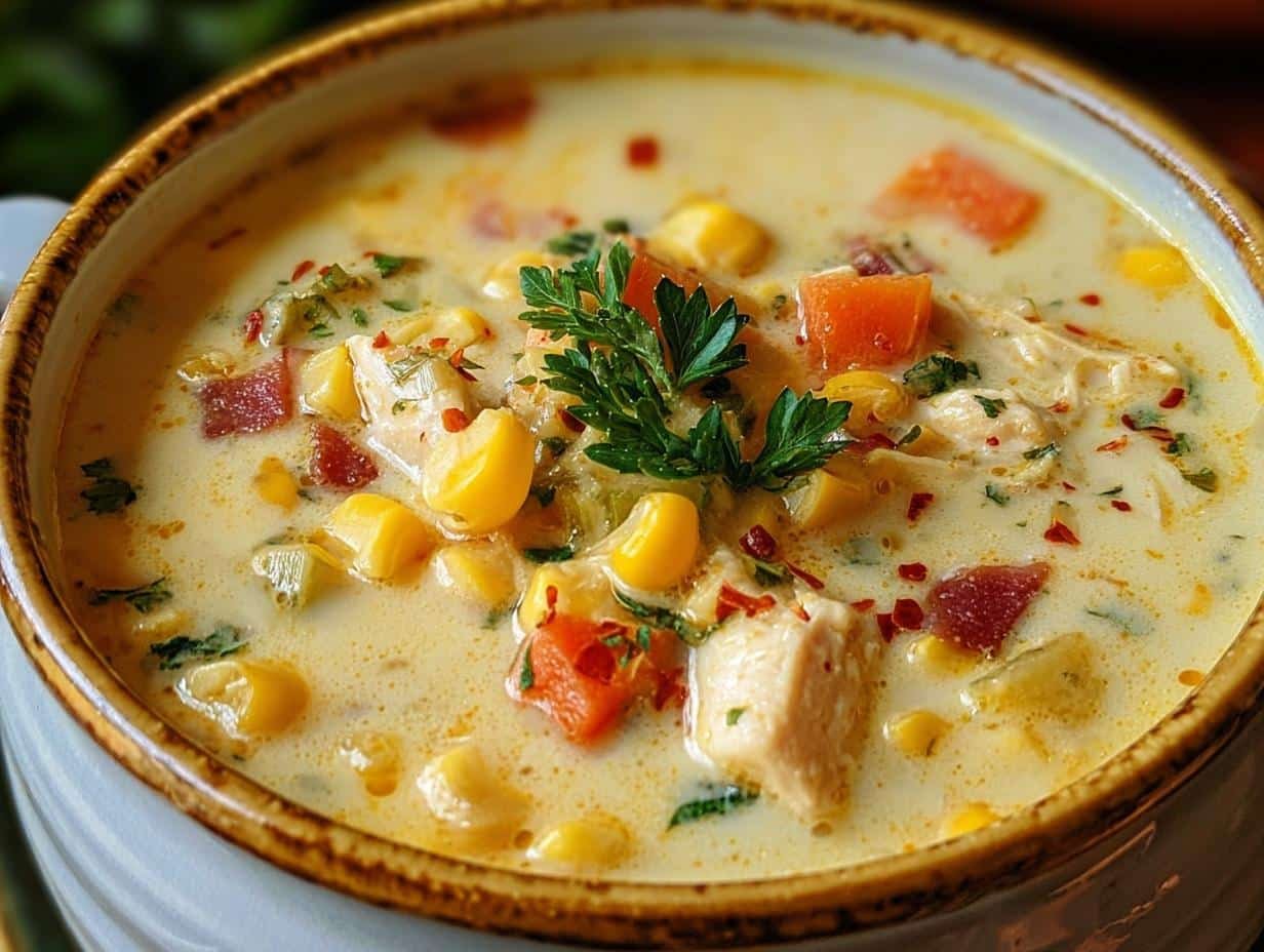 Amazing Crockpot Chicken Corn Chowder - Crockpot Chicken Corn Chowder - main visual representation
