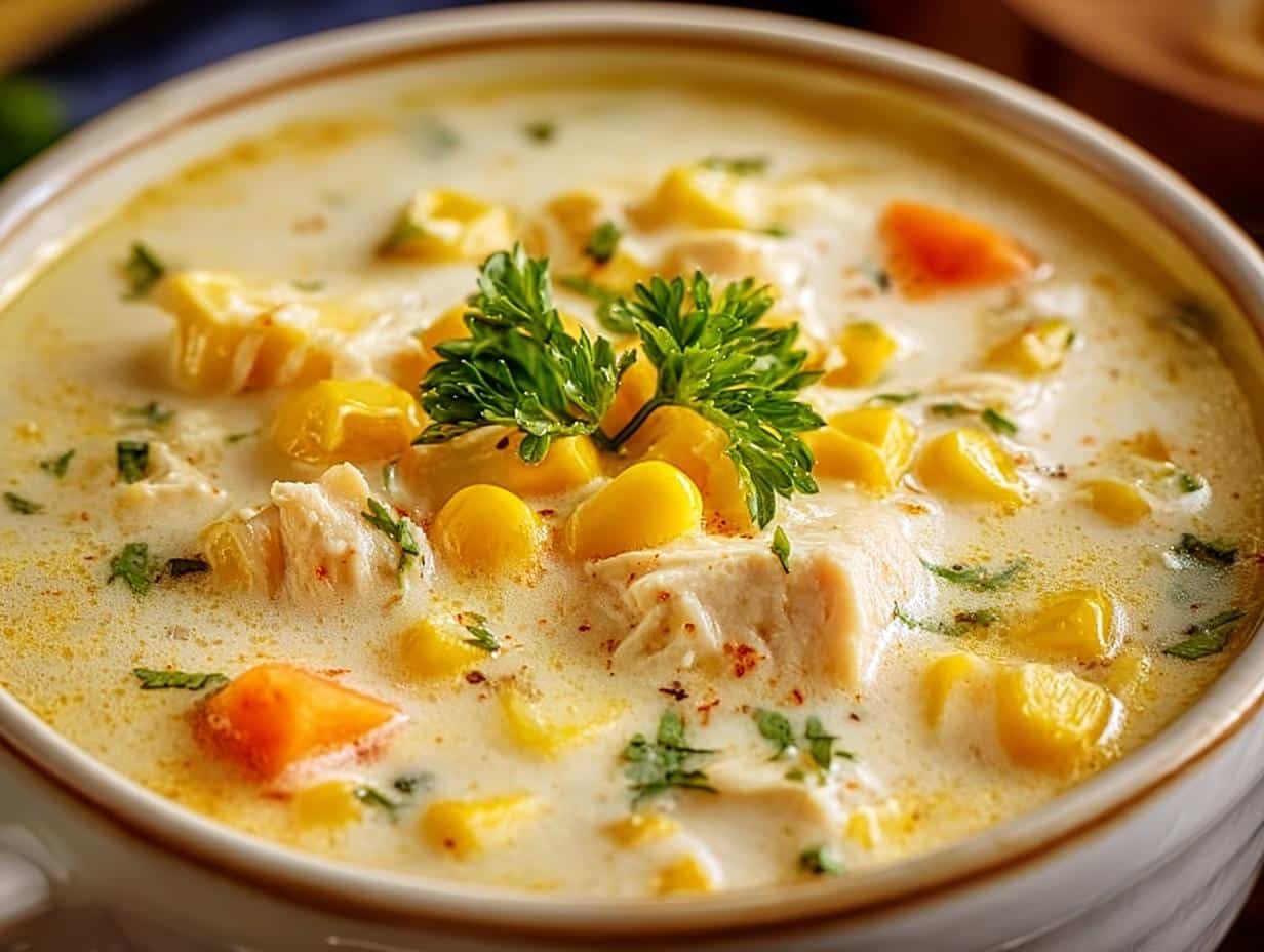 Crockpot Chicken Corn Chowder