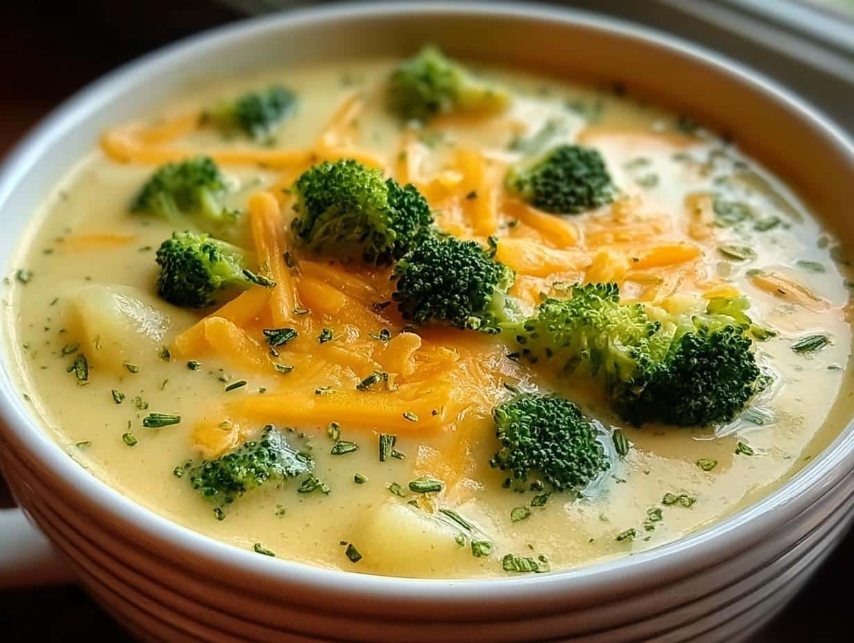 Crockpot Creamy Cheese Broccoli