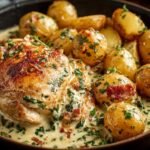 Crockpot Garlic Parmesan Chicken