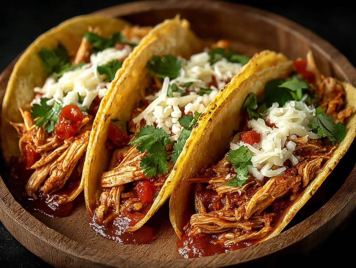 Amazing Crockpot Shredded Chicken Tacos Now - Crockpot Shredded Chicken Tacos - ingredients showcase