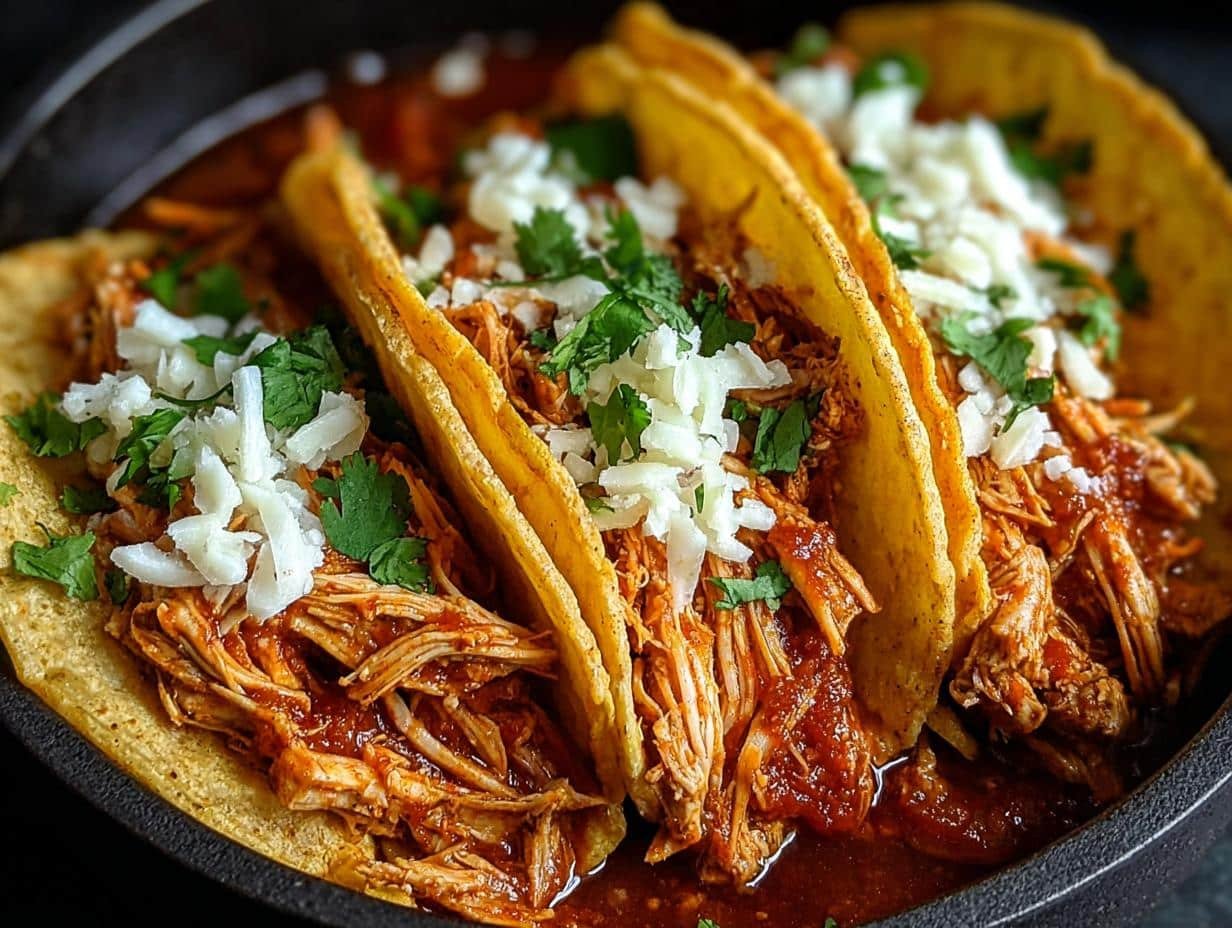 Amazing Crockpot Shredded Chicken Tacos Now - Crockpot Shredded Chicken Tacos - step-by-step preparation